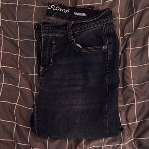Juniors Dark Blue Jeans